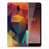 Nokia 1 Plus TPU Hoesje Polygon Color - thumbnail