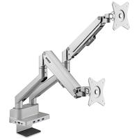 SpeaKa Professional SP-MM-800 2-voudig Monitor-tafelbeugel 43,2 cm (17) - 81,3 cm (32) Geïntegreerd dockingstation, G