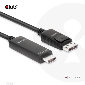 CLUB3D DisplayPort 1.4 to HDMI 4K120Hz or 8K60Hz HDR10 Cable M/M 3m/9.84ft