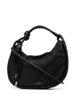 GANNI sac à main à design noué - Noir