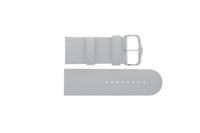 Horlogeband Universeel Hirsch White Leder Wit 30mm - thumbnail