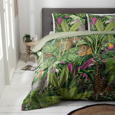 Luna Bedding Animal Jungle 1-persoons (140 x 220 cm + 1 kussensloop) Dekbedovertrek