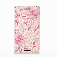 Nokia 2.1 2018 Smart Cover Pink Flowers - thumbnail