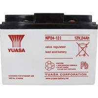 Yuasa NP24-12 NP24-12 Loodaccu 12 V 24 Ah Loodvlies (AGM) (b x h x d) 166 x 125 x 175 mm M5-schroefaansluiting Onderhoudsvrij, VDS-certificering