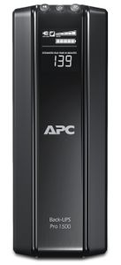 APC Back-UPS Pro BR1500GI Noodstroomvoeding - 1500VA, 10x C13 uitgang, USB, uitbreidbare runtime