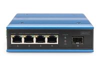 Digitus DN-651131 netwerk-switch Unmanaged Fast Ethernet (10/100) Power over Ethernet (PoE) Zwart, Blauw - thumbnail