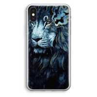 Darkness Lion: iPhone XS Transparant Hoesje - thumbnail