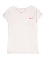 Bonpoint t-shirt en coton à logo brodé - Rose