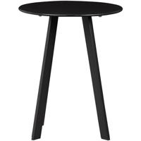 woood bijzettafel buiten fer - metaal - zwart - 49x40x40