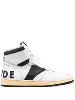 RHUDE baskets montantes Rhecess Smooth - Blanc