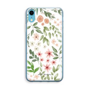 Botanical sweet flower heaven: iPhone XR Transparant Hoesje