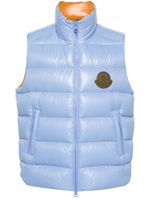 Moncler gilet matelassé - Bleu