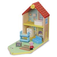 Peppa Pig - Wooden Dollhouse w. Figure and Furniture (20-00114)