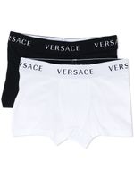 Versace Kids culotte à logo imprimé - Blanc