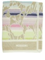 Missoni Home serviette de bain à fleurs - Vert - thumbnail