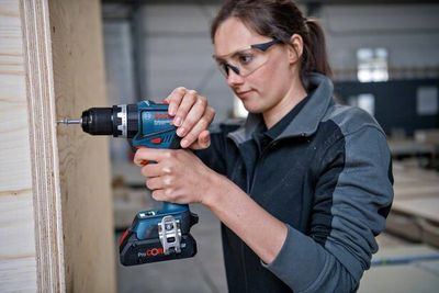 Bosch Professional GSB 18V-90 C Accu-klopboor/schroefmachine Brushless, Zonder accu