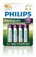 Philips Multi Life NiMH AA Mignon Accu 2100 mAh 4-pack