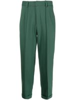 SHIATZY CHEN pantalon de costume à plis marqués - Vert - thumbnail