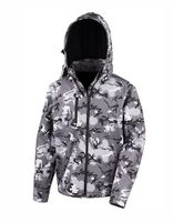 Result RT235 Camo TX Performance Hooded Softshell Jacket