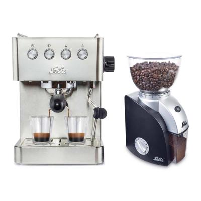 Solis Barista Gran Gusto 1014 Espressomachine + Scala Plus 1661 Solis Barista Gran Gusto 1014 Espressomachine + Scala Plus 1661