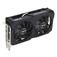 Asus AMD Radeon RX 7600 Videokaart Gaming Overclocked 8 GB GDDR6-RAM PCIe 4.0 x4 - thumbnail