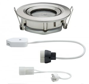 Paulmann Nova Inbouwlamp voor badkamer Halogeen GU10, GU5.3 35 W IP65 IJzer (geborsteld)