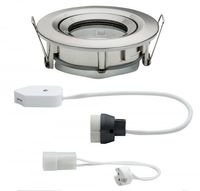 Paulmann Nova Inbouwlamp voor badkamer Halogeen GU10, GU5.3 35 W IP65 IJzer (geborsteld) - thumbnail