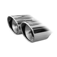 InoxCar uitlaat passend voor Renault Megane III Coupe 2.0 Tce (180pk) 2011- Ø55mm 2x80mm X-Rac IXREME18XR80 - thumbnail