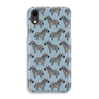 Zebra: iPhone XR Volledig Geprint Hoesje - thumbnail