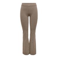 JDY geruite flared broek JDYMANDY taupe