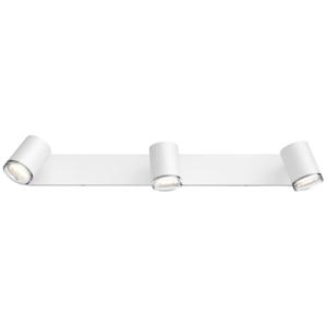 Philips Lighting Hue LED-plafondlamp voor badkamers 871951434089300 Hue White Amb. Adore Spot 3 flg. weiß 3x350lm inkl. Dimmschalter GU10 15 W