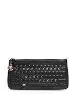 CHANEL Pre-Owned pochette Iconic Novelty Keyboard (2017) - Noir