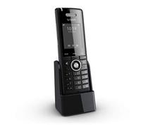 SNOM M65 Professional DECT handset (250 uur standby 2 inch 176 x 220 pixels TFT, SW OTA upgrade, trilalarm, riemklem, verlicht toetsenbord), Black, 00003969