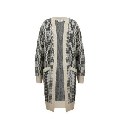 WE Fashion gestreept vest black dessin