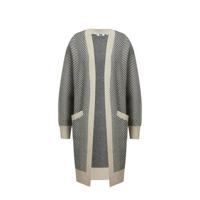 WE Fashion gestreept vest black dessin