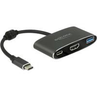 DeLOCK DeLOCK USB-C male > HDMI female + USB-A + USB-C PD