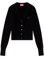 Diesel M-Arte wool-blend cardigan - Noir - thumbnail