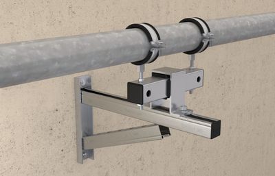 Fischer 538019 bevestigingsframe voor loodgieterswerk Draagarm