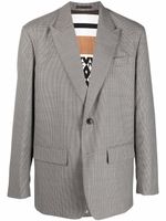 Valentino Garavani blazer à simple boutonnage - Gris