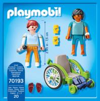 PLAYMOBIL City Life   Patiënt in rolstoel (70193)