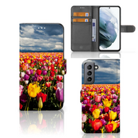 Samsung Galaxy S21 FE Hoesje Tulpen - thumbnail