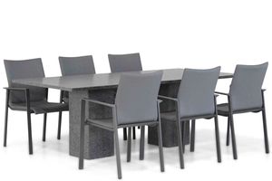 Lifestyle Rome/Graniet 220 cm dining tuinset 7-delig