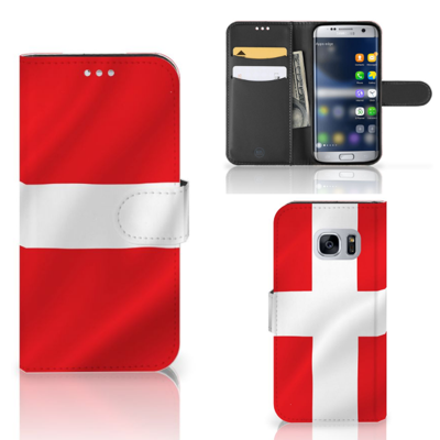 Samsung Galaxy S7 Bookstyle Case Denemarken Samsung Galaxy S7 Bookstyle Case Denemarken