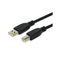 3GO 1,8 m USB 2.0 A/B USB-kabel (1,8 m, USB A, USB B, 480 Mbps, zwart)