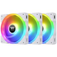 Thermaltake CL-F162-PL14SW-A PC-ventilator Wit, Transparant, RGB (b x h x d) 140 x 140 x 25 mm Incl. RGB-verlichtingsbesturing