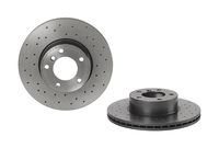 Remschijf BREMBO XTRA LINE BREMBO, Remschijftype: Geperforeerd / Geventileerd, u.a. für BMW