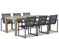 Lifestyle Delgada/Bristol 220 cm dining tuinset 7-delig