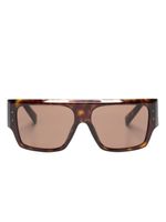 Dolce & Gabbana Eyewear lunettes de soleil à monture rectangulaire - Marron