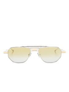 T Henri Eyewear lunettes de soleil carrées à logo imprimé - Argent