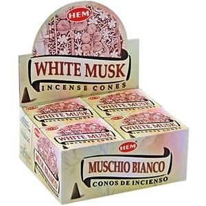 HEM Wierook Kegel White Musk (12 pakjes)